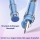 Stilou retractabil Writech M corp violet cu cutie cadou si 5 patroane cerneala albastre